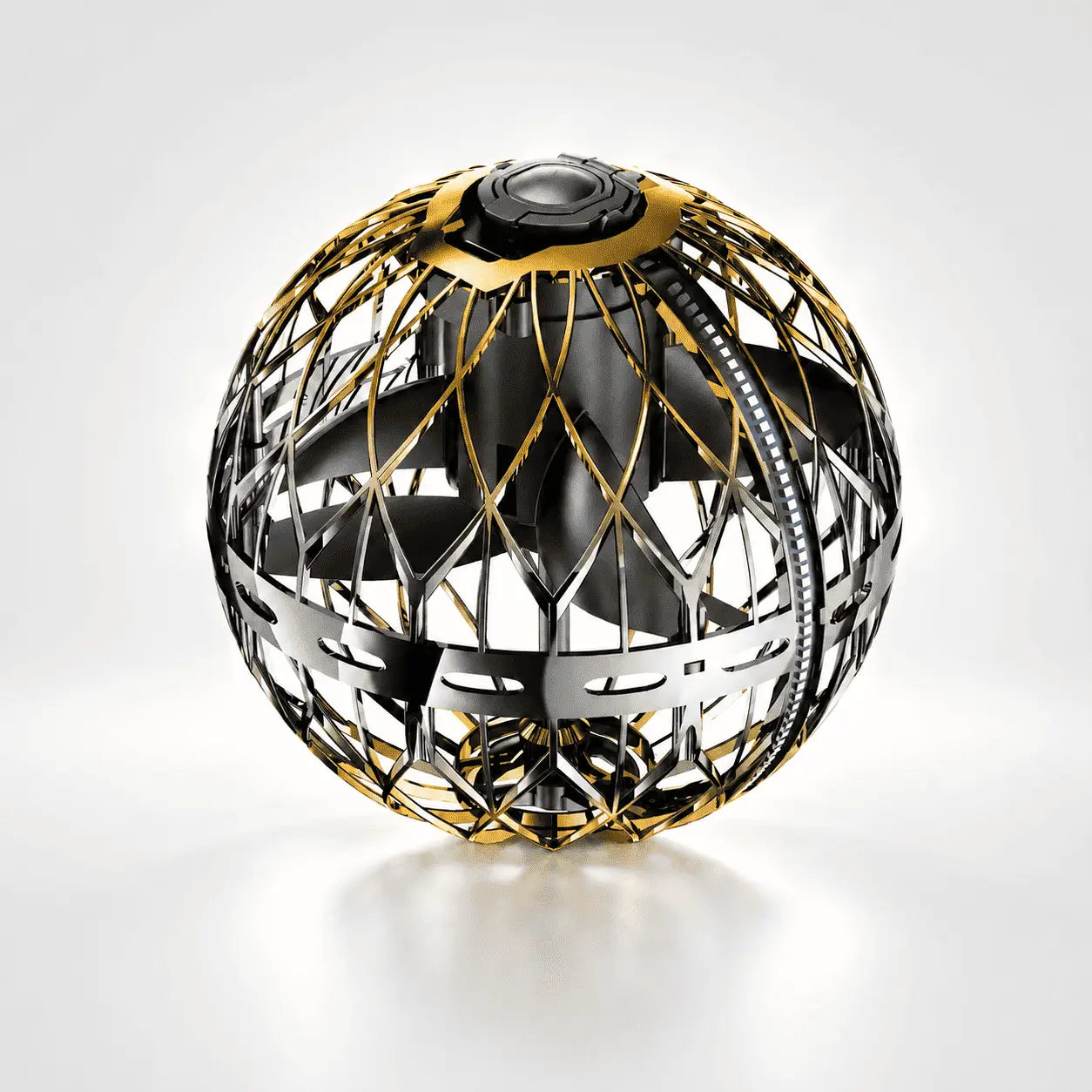 Flyokay MemoOrb black gold LED flying ball product image
