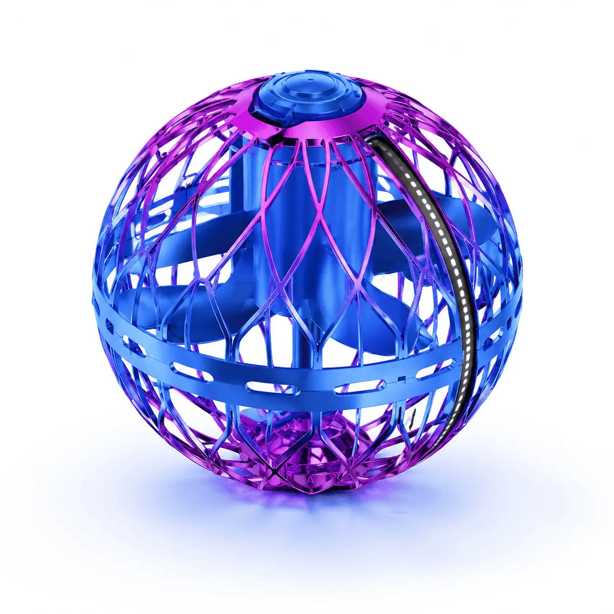 Flyokay MemoOrb blue purple LED flying ball product image