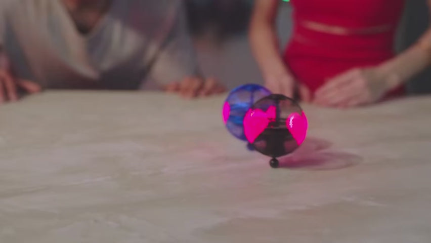 Translation missing: en.Flyokay MemoOrb LED flying ball introduction video showing custom messages and flying play modes